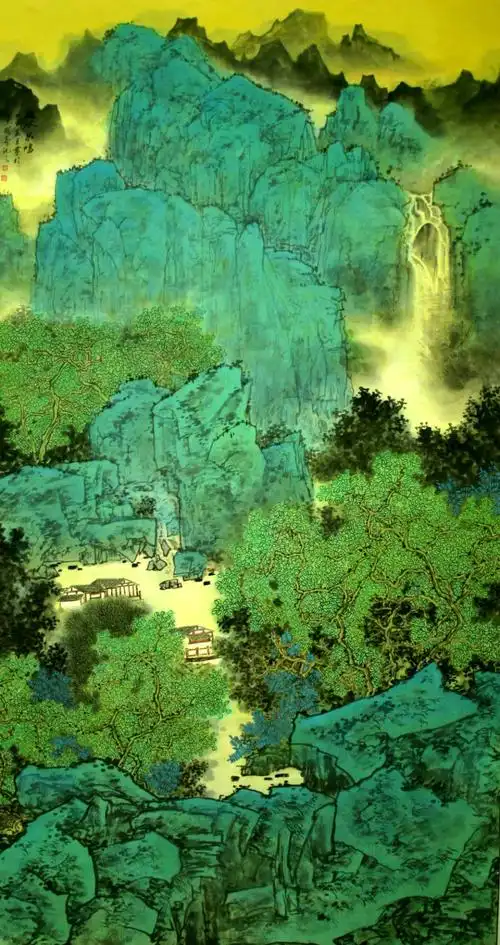 【转载】关奇国画山水欣赏