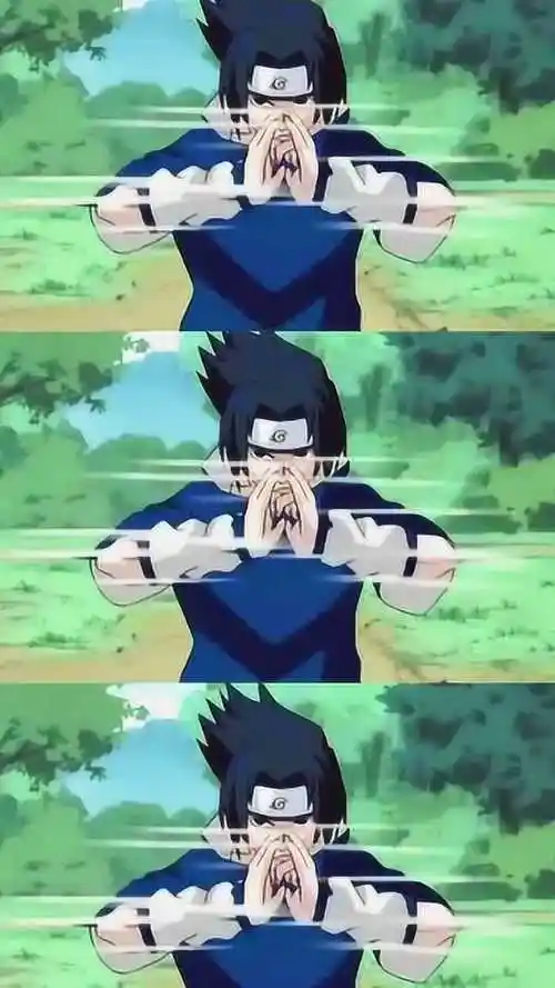 结印最简单的忍术,但佐助用起来,还是比较吃力