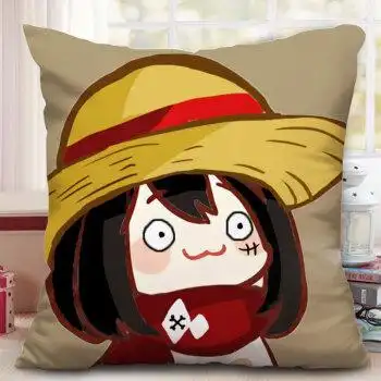 原神派蒙抱枕爱表情包靠枕原神卡通动漫中午睡觉垫枕海贼王派蒙40x40