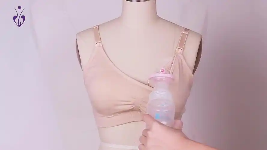 批发免手扶吸奶内衣无钢圈哺乳文胸产妇吸奶器专用吸乳胸衣