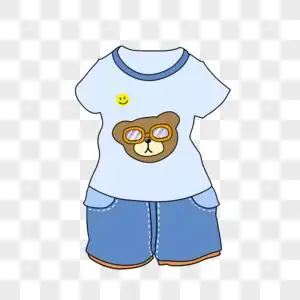 捕鱼衣服素材图片