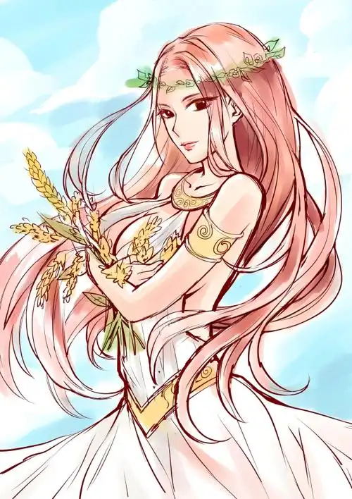 原创作品:丰收女神