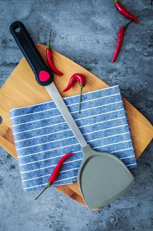 炊大皇 专业不粘锅锅铲厨房硅胶铲厨具长柄不粘锅铲子耐高温