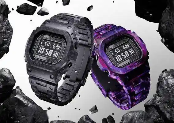 卡西欧推出庆祝g-shock品牌40周年的gcw-b5000un碳材质手表_材料_部件