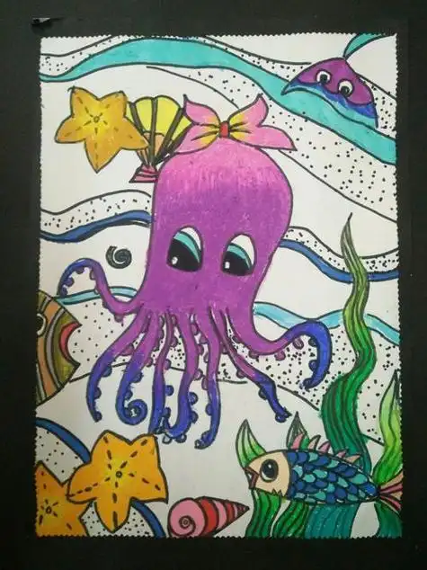 儿童画画小心溺水图儿童2超级好画5岁涂色宝宝涂色本画画书儿童学画