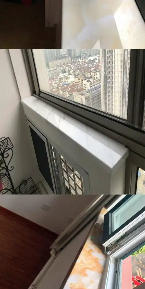 bonjean 窗台石窗户台面板自粘亚克力窗台板人造石包边家用装饰板材