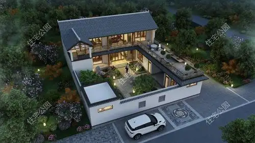 12×20米的宅基地,盖个四合院,如何设计?