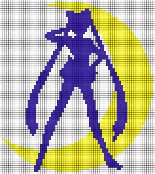 30款小女孩的像素图,最适合家有小公主了,萌!织女们收藏