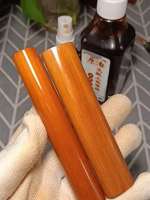 实心竹怎么盘上色快?