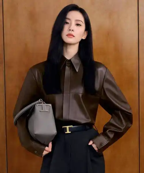 刘诗诗穿秋日时装优雅干练 展现都市女郎魅力格调_造型_包包_写真