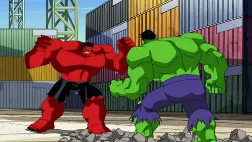 巨人大战,绿巨人vs红浩克