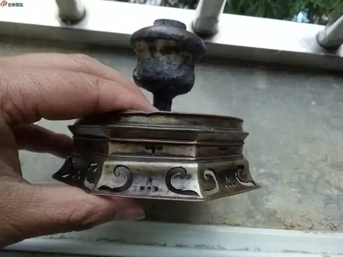 满工铜大烟灯一个