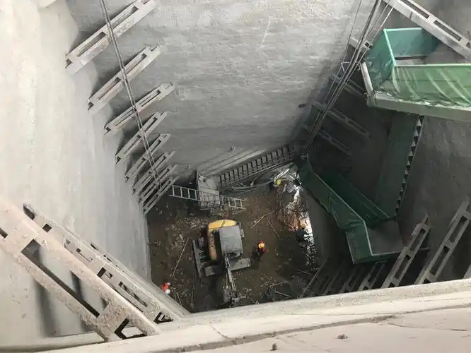 7#竖井已累计进尺17.5米