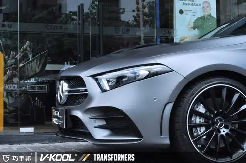 奔驰amg装贴哑光车衣—巧手邦