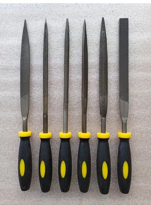 供应140-180双色手柄什锦锉 6件套木锉修整打磨锉刀套装-阿里巴巴