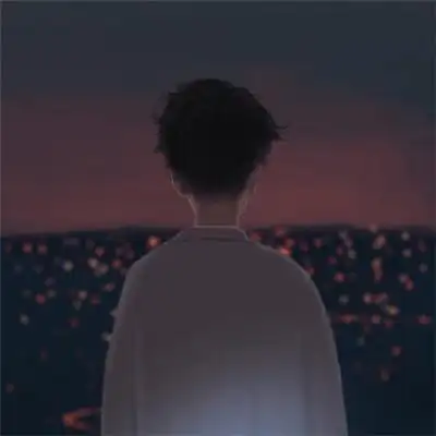 男生动漫头像背影伤感霸气2019瘦过和爱过一样没用