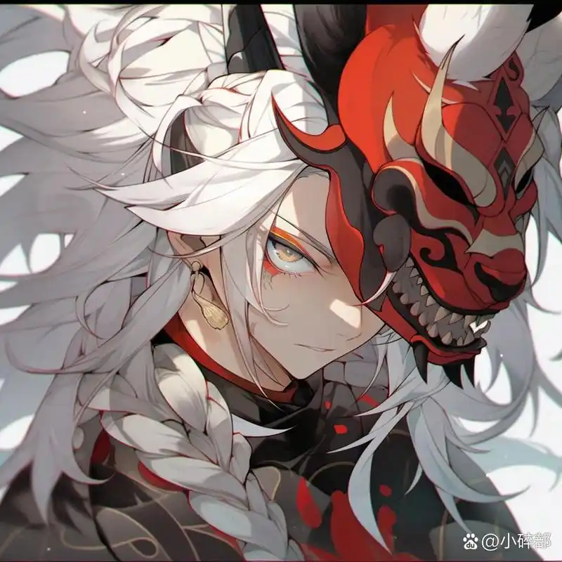 狐妖少年系列头像,阴阳师风格 狐妖原型为九尾狐,之前玩阴阳师的时候