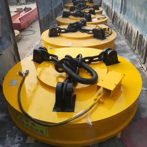 起重机电磁吸盘 圆型废铁吸盘