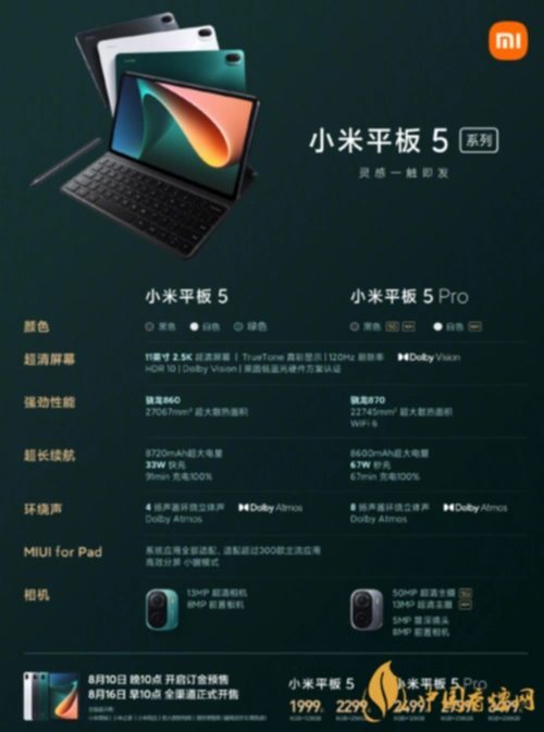 小米平板5和华为matepad11哪个好小米平板5和华为matepad11区别对比