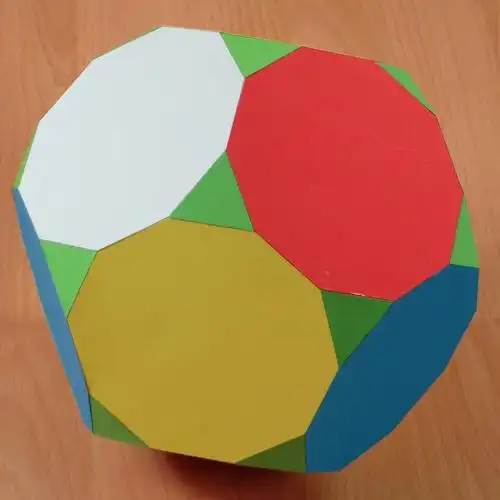 纸制模型截角十二面体