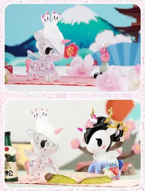tokidoki淘奇多奇樱花的信仰马独角兽家族潮玩盲盒摆件玩偶指定款隐藏