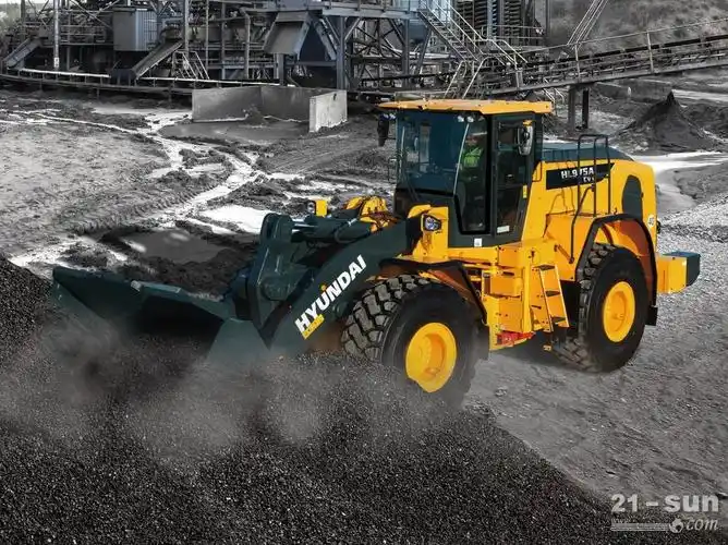 现代在欧洲推出hl975a无级变速装载机