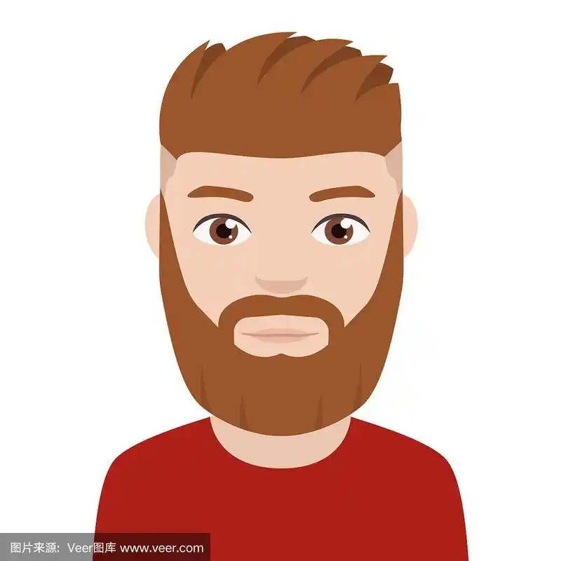 男人,络腮胡子,肖像,嘴唇,头发