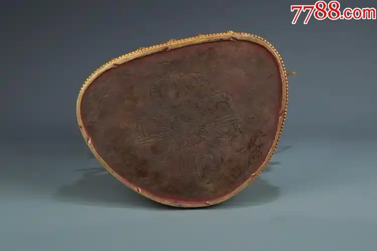 明"大明永乐年施"铜鎏金叶衣佛母造像_铜像/铜佛像_第9张_7788铜器