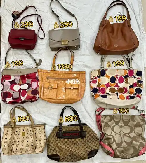 前面芙拉大小方包90299,蔻驰腋下90199中间排两只蔻驰都90199