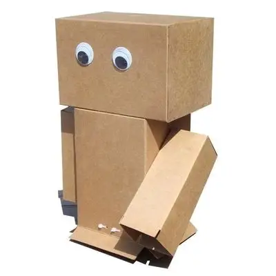 精选纸盒纸盒纸纸箱机器人儿童小学生环保材料手工其他手工制作