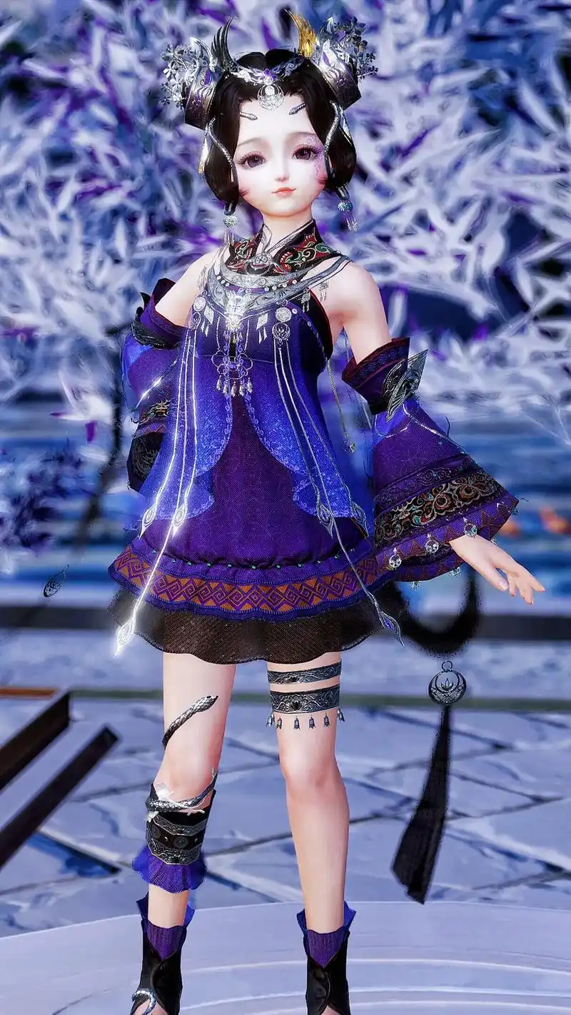 剑网三 #剑网3  毒萝校服一览～ - 抖音