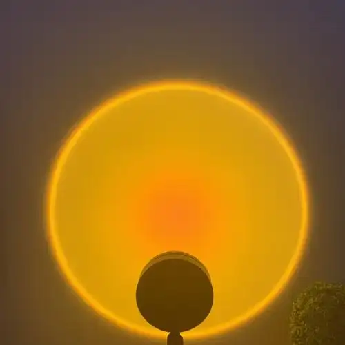 工厂夕阳落日投影灯 夕阳灯 日不落灯可调节高度 可伸缩