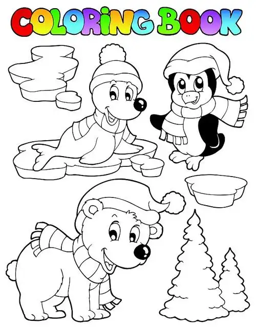 森林动物图画书