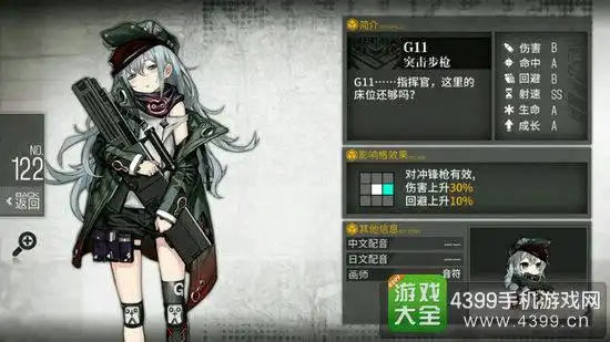 少女前线g11评测 g11好用吗