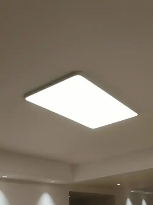 之前看的都是魔豆灯这种吊灯,最近在小红书上看到超薄护眼吸顶灯一下