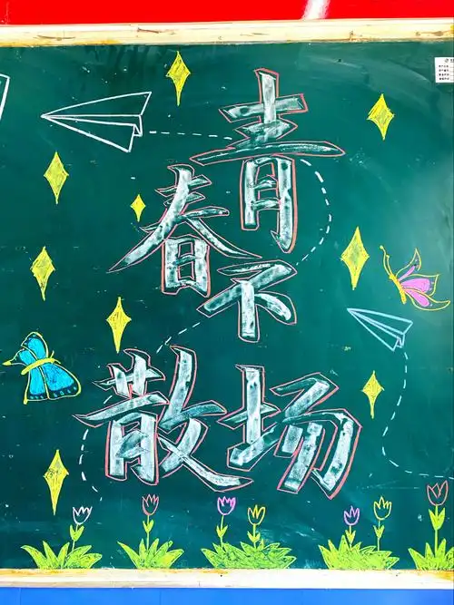毕业季黑板报