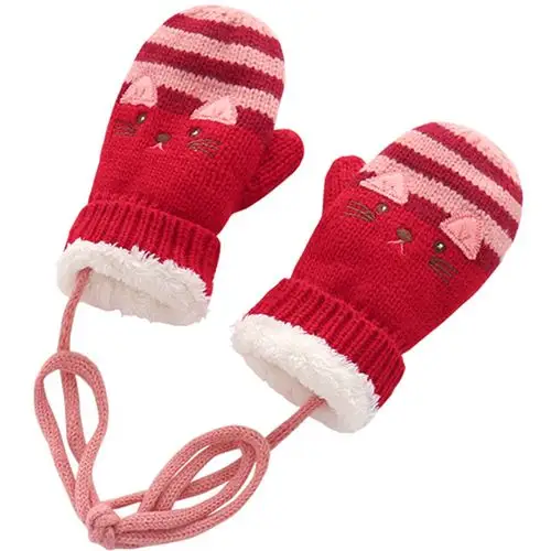 宝宝儿童冬季保暖手套