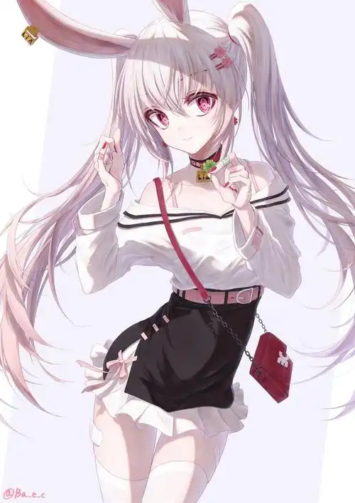 活力可爱的二次元兔女郎动漫壁纸图片