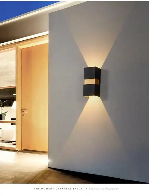 小米mi米家生态通用led防水室外门口家用壁灯别墅阳台过道灯现代简约