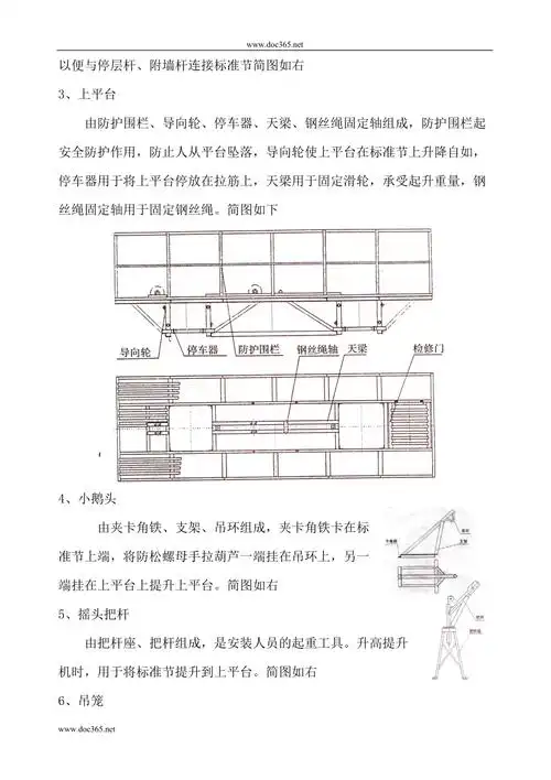 安徽民丰文化产业园5楼龙门架方案自升式龙门架物料提升机安装精