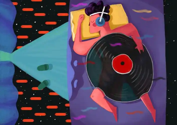 创意插画《音乐与我们》