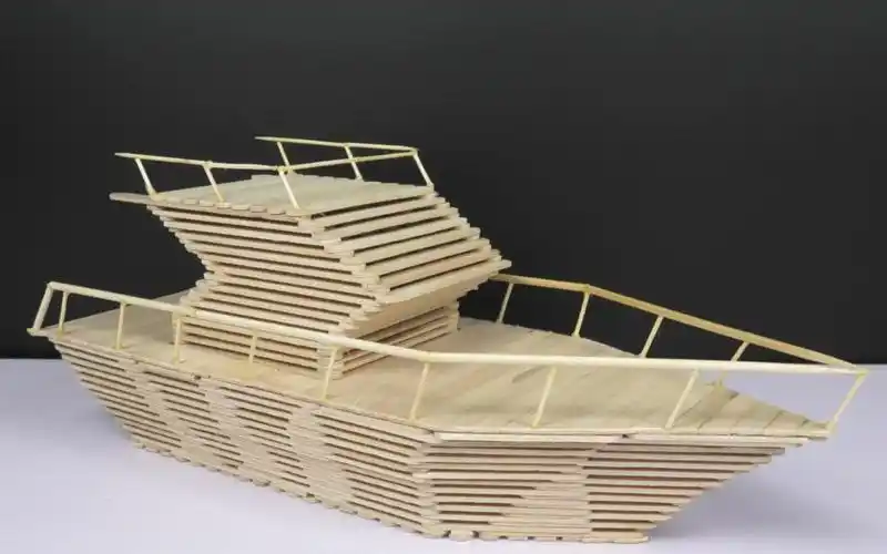 用雪糕棒制作游艇_哔哩哔哩_bilibili