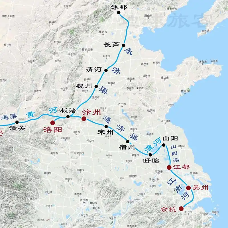 杨广舍近求远,走折线修建隋朝大运河是为什么?