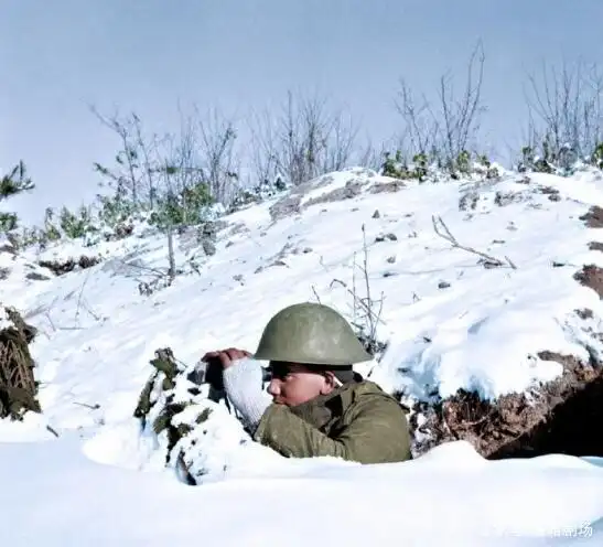 老照片:朝鲜战争时期的罕见彩色照