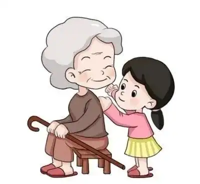 3.帮奶奶,姥姥捶背.