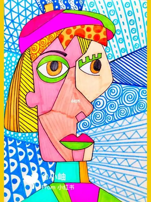 毕加索笔下的五官