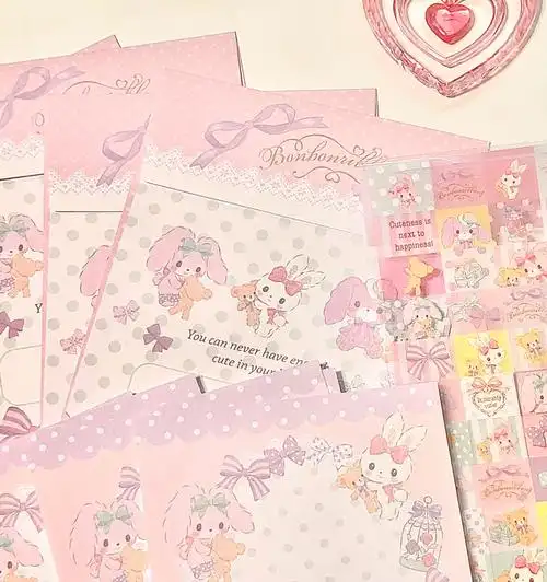 粉色少女心  #美乐蒂  #明信片  #三丽鸥  #三丽鸥sanrio  #bonbon