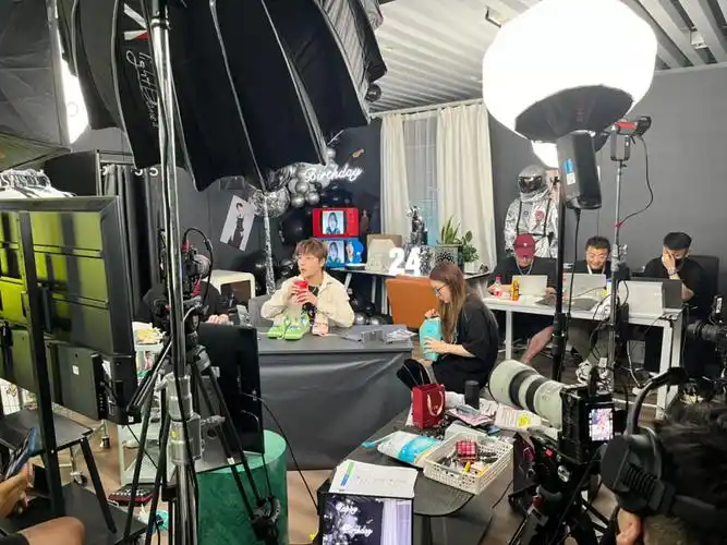 直播带货现场