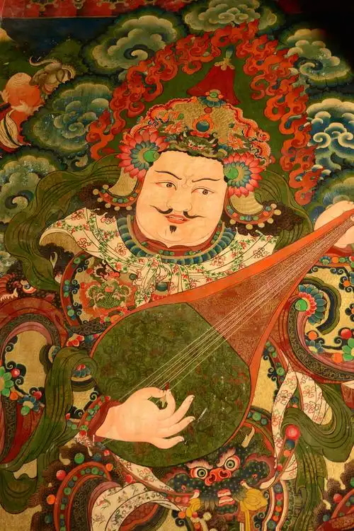 布达拉宫的壁画(可以拍照的哦)