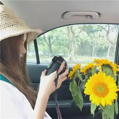 森系女生拿花遮脸头像2019精选我今天的颓废全都拜你所赐